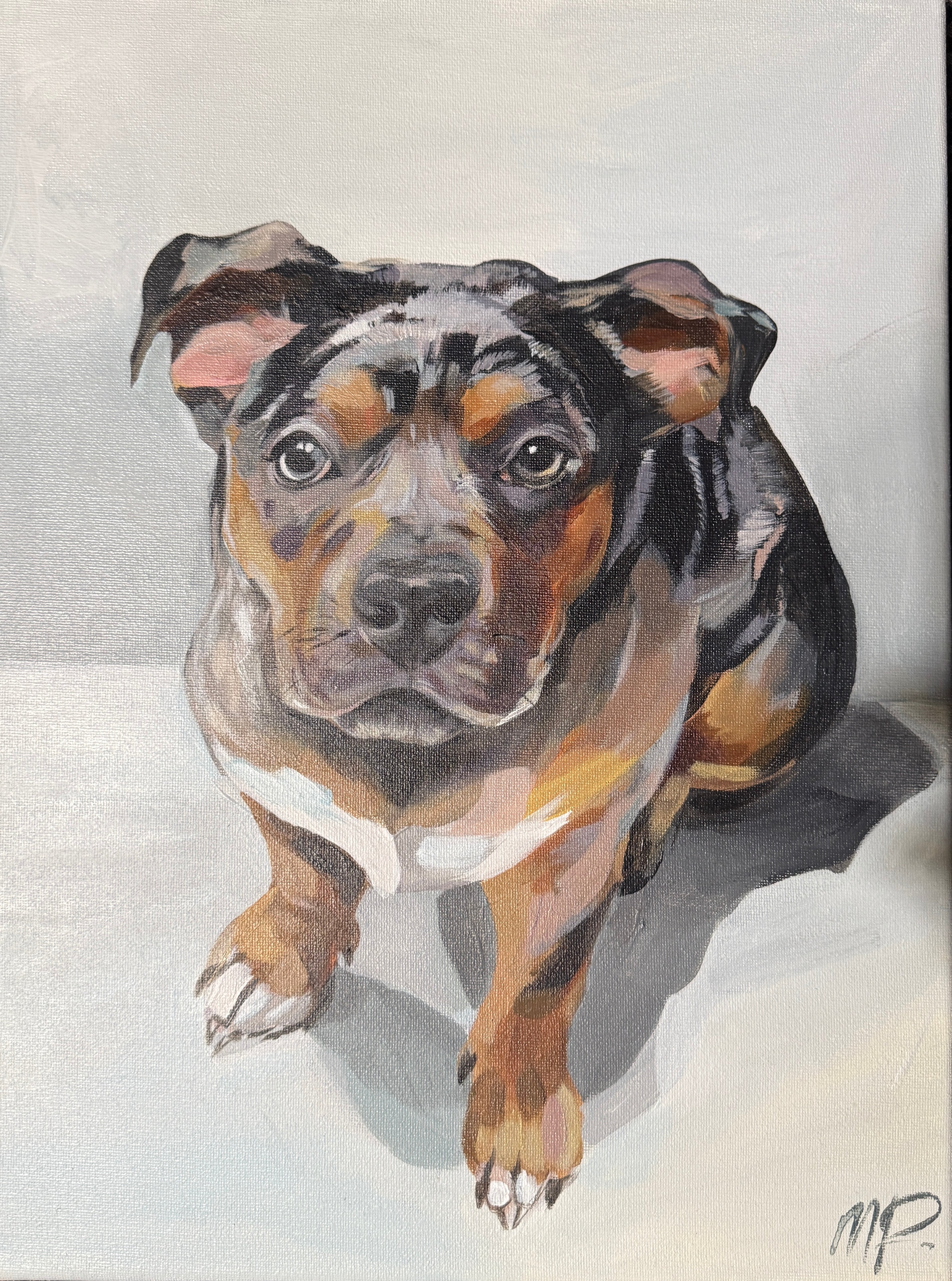 Acrylic on Canvas 12x16 (1 Pet)