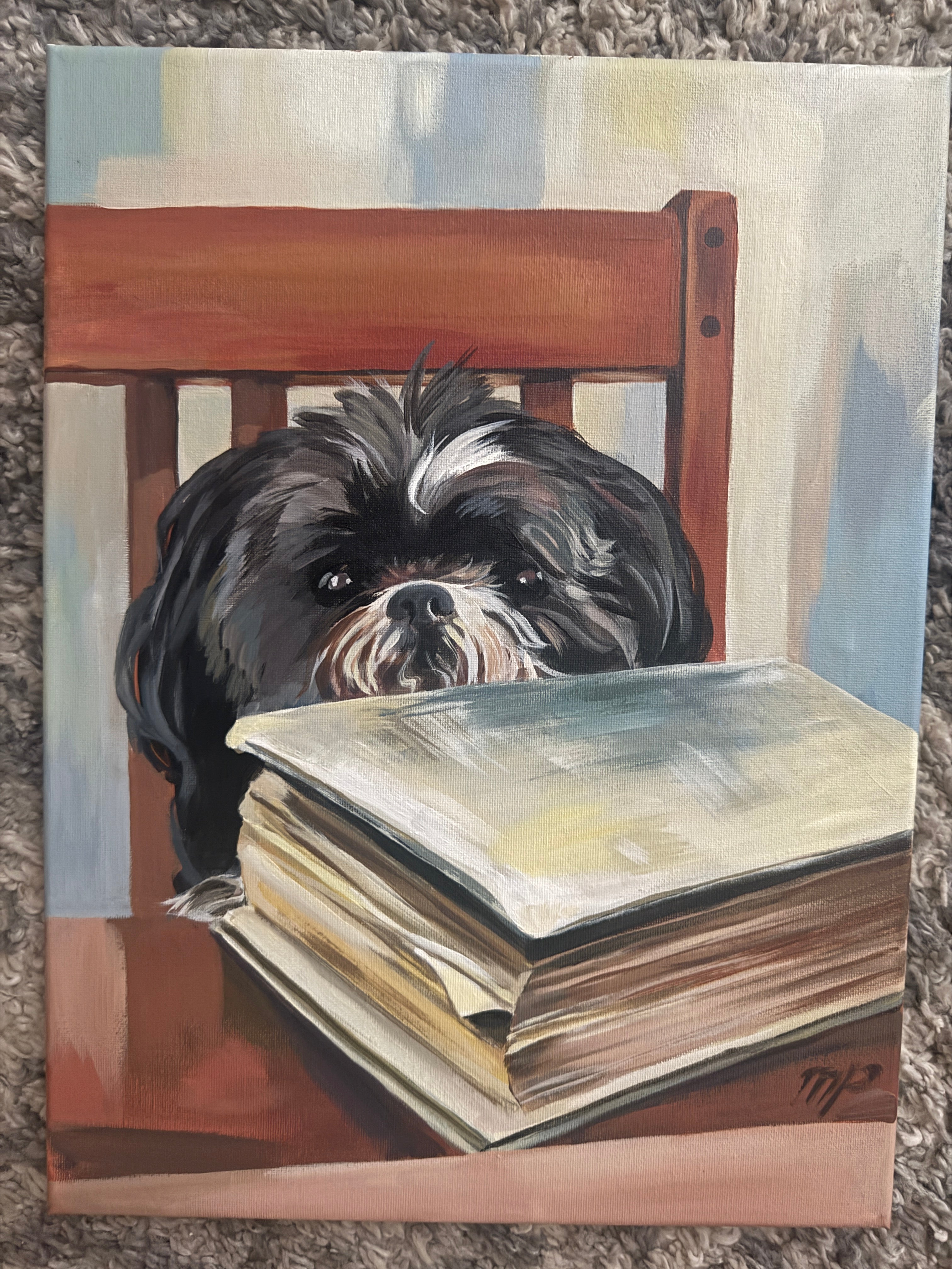 Acrylic on Canvas 12x16 (1 Pet)