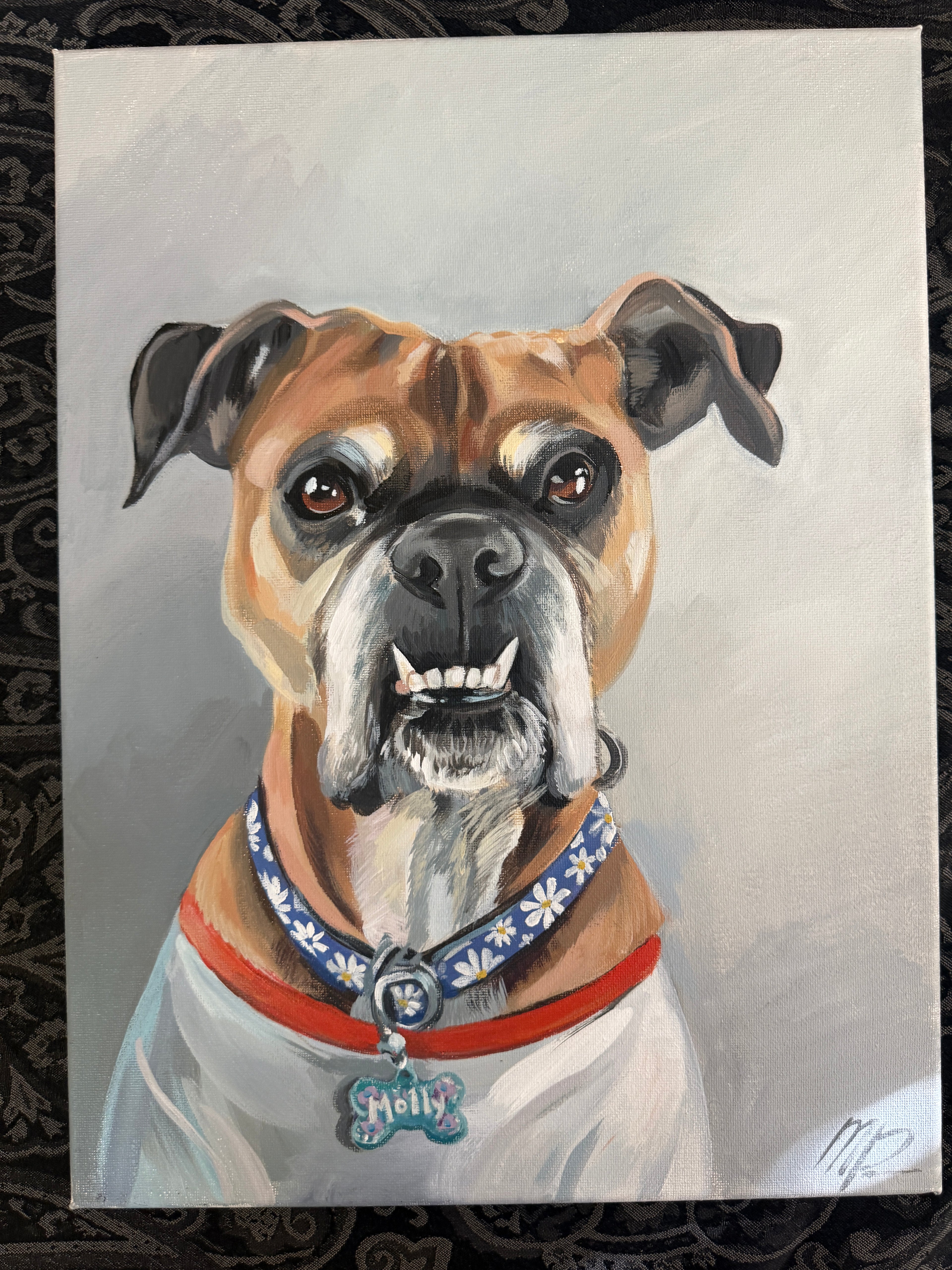 Acrylic on Canvas 12x16 (1 Pet)