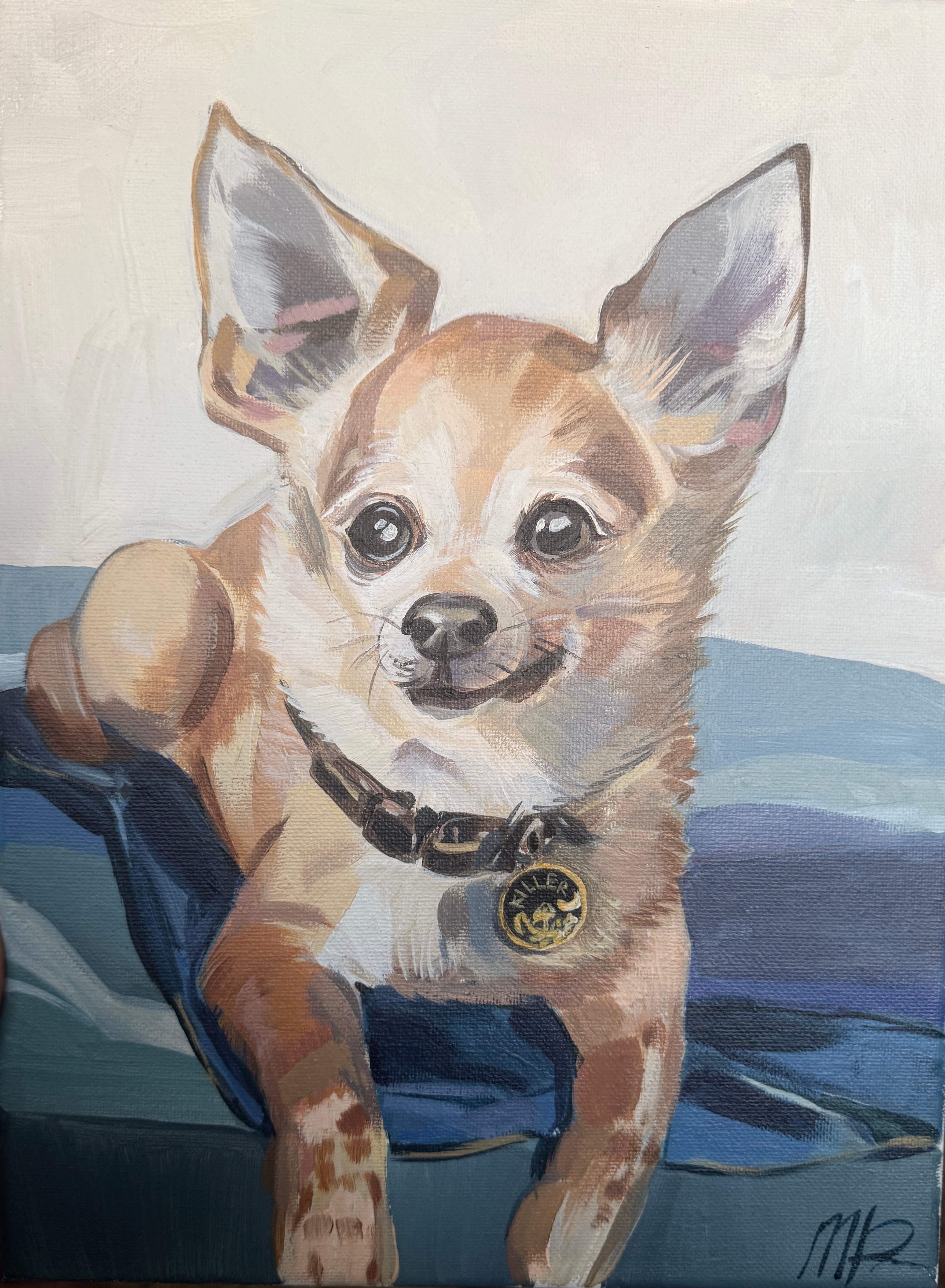 Acrylic on Canvas 9x12 (1 Pet)